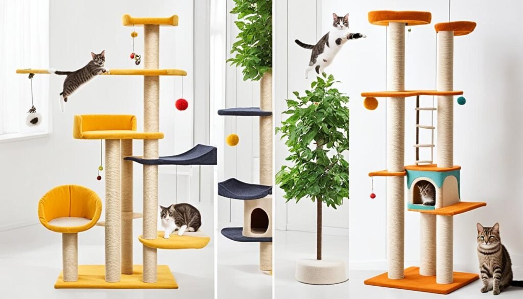 árbol para gatos